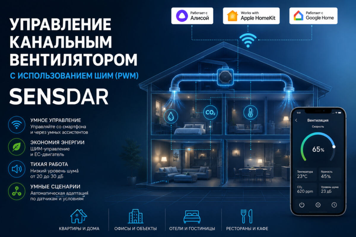 SENSDAR с использованием ШИМ (PWM)